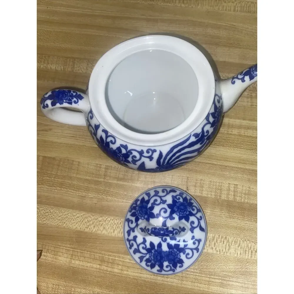 Early 1900s NORITAKE Howo Pattern TEAPOT PHOENIX BIRD Japan Spout Closed Handle